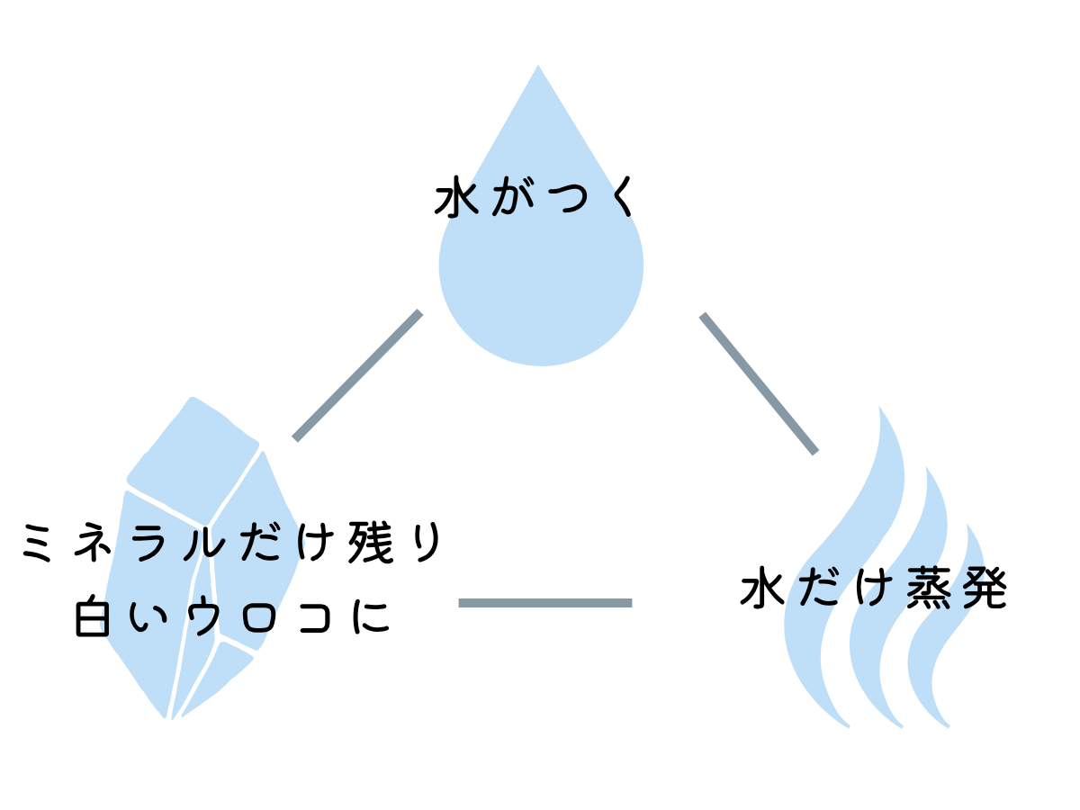 ダスキン大童東仙台水垢
